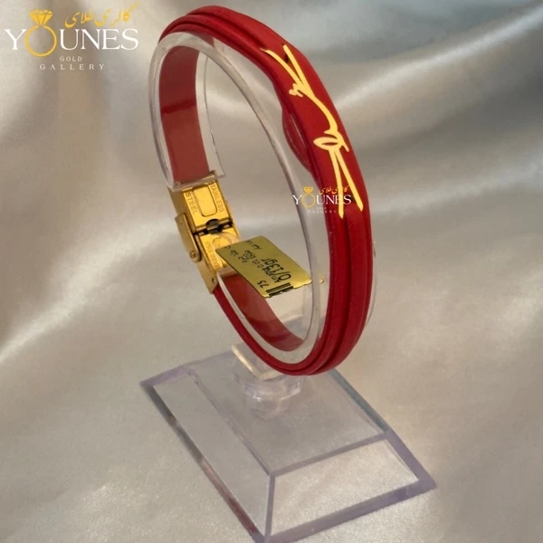 دستبند طلا زنانه چرم خدا